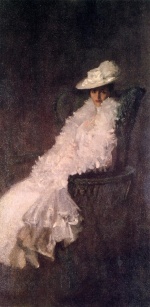 William Merritt Chase  - Bilder Gemälde - Meine Tochter Dieudonne