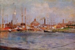 William Merritt Chase  - Bilder Gemälde - Near Bay Ridge