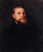 William Merritt Chase  - Bilder Gemälde - Portrait of a Gentleman