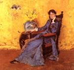 William Merritt Chase  - Bilder Gemälde - Portrait von Miss Dora Wheeler