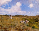 William Merritt Chase  - Peintures - Paysage à Shinnecock