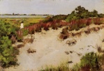 William Merritt Chase  - Peintures - Paysage à Shinnecock