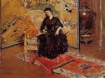 William Merritt Chase  - Bilder Gemälde - Weary (Who Rang)