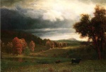 Albert Bierstadt  - paintings - Autumn Landscape (The Catskills)