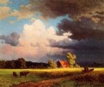 Albert Bierstadt  - paintings - Bavarian Landscape