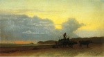 Albert Bierstadt  - paintings - Coastal View (Newport)