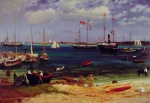 Albert Bierstadt  - Bilder Gemälde - Nassau Harbour