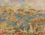 Pierre Auguste Renoir - Peintures - Sur la plage de Guernesey