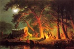 Albert Bierstadt  - Bilder Gemälde - Oregon Trail