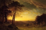 Albert Bierstadt  - Bilder Gemälde - Sacramento River Valley