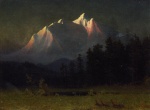 Albert Bierstadt  - Bilder Gemälde - Western Landscape