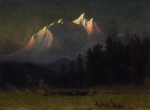 Albert Bierstadt  - Bilder Gemälde - Western Landscape