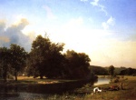 Albert Bierstadt  - Peintures - Westphalie