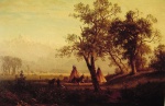 Albert Bierstadt  - Bilder Gemälde - Wind River Mountains