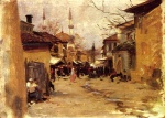 John Singer Sargent  - Peintures - Scène de rue en Arabie