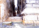 John Singer Sargent  - Bilder Gemälde - Base of a Palace