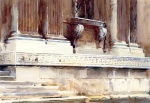 John Singer Sargent  - paintings - Base of a Palace