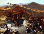 John Singer Sargent  - Peintures - Campement bédouin