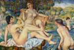 Pierre Auguste Renoir - Bilder Gemälde - Die großen Badenden