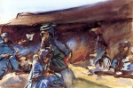 John Singer Sargent  - Bilder Gemälde - Black Tent