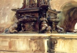 John Singer Sargent  - paintings - Bologna Fountain