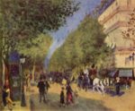 Pierre Auguste Renoir - Bilder Gemälde - Die Großen Boulevards