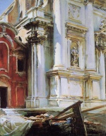 John Singer Sargent  - Bilder Gemälde - Chirch of St. Stae Venice