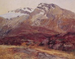 John Singer Sargent  - Bilder Gemälde - Coming Down from Mont Blanc