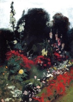 John Singer Sargent  - Bilder Gemälde - Corner of a Garden