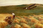 John Singer Sargent  - paintings - Crashed Aeroplane