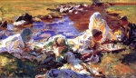 John Singer Sargent  - Peintures - Douce paresse  