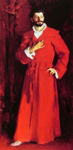 John Singer Sargent  - paintings - Dr. Pozzi at Home