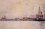 John Singer Sargent  - Bilder Gemälde - Entrance to the Grand Canal