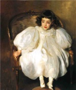 John Singer Sargent  - Bilder Gemälde - Portrait of Frances Winifred Hill