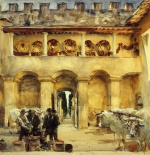 John Singer Sargent  - Peintures - Torre Galli à Florence