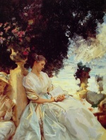 John Singer Sargent  - paintings - Corfu (In a Garden)