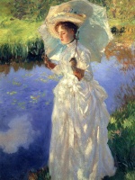 John Singer Sargent  - Bilder Gemälde - Morning Walk