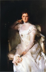 John Singer Sargent  - paintings - Mrs. Joshua Montgomery Seras