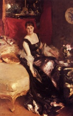 John Singer Sargent  - Peintures - Mme Kate