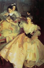 John Singer Sargent  - Peintures - Mme Carl Meyer et ses Enfants