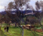 John Singer Sargent  - Peintures - Oliviers à Corfou