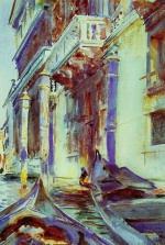 John Singer Sargent  - Bilder Gemälde - On the Grand Canal