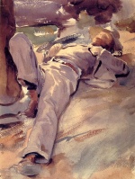 John Singer Sargent  - Peintures - Peter Harrison (Sieste)