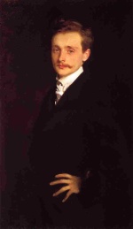 John Singer Sargent  - paintings - Portrait of Leon Delafosse