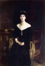 John Singer Sargent  - Peintures - Portrait de Mme Ernest G. Raphaël née Florence Cecilia Sassoon