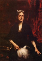 John Singer Sargent  - Bilder Gemälde - Portrait of Mrs. John Joseph Townsend (Catherine Rebecca Bronson)