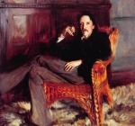 John Singer Sargent  - Bilder Gemälde - Robert Louis Stevenson