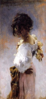 John Singer Sargent  - paintings - Rosina