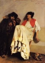 John Singer Sargent  - Bilder Gemälde - The Sulphur Match