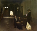 John Singer Sargent  - Bilder Gemälde - Venetian Bead Stringers